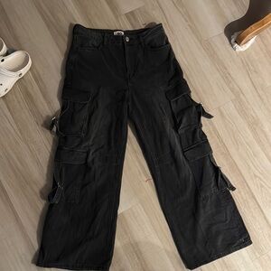 Black Cargo Pants.